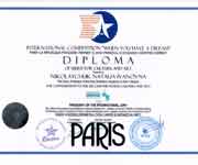 Diploma, &ldquo;Paris&rdquo;, 2018